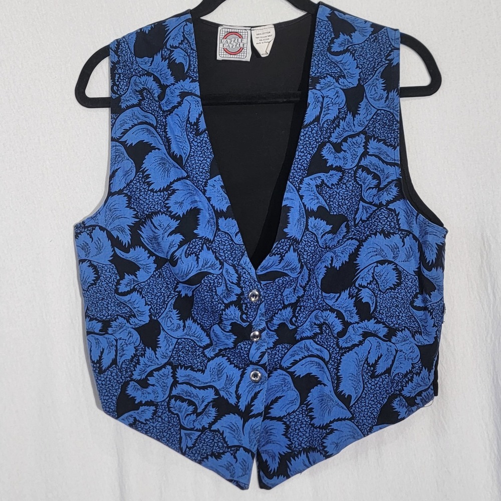 Vtg Razzle Dazzle Western Show Vest W Medium